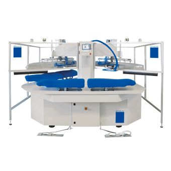 VEIT Front and Back Finish Pressing Machine BRI 1220/101 Classic (120° Carousel)