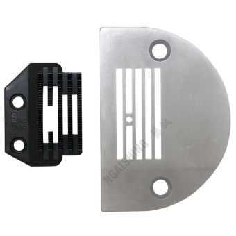NGAISHING G805-5 COMPUTER MACHINE NEEDLE PLATE AND FEED DOG (STANDARD)