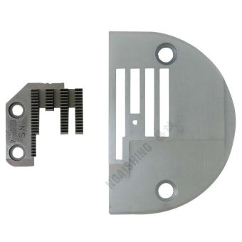 NGAISHING G808-4 PLAIN MACHINE DISPLACEMENT NEEDLE PLATE AND FEED DOG (STANDARD)
