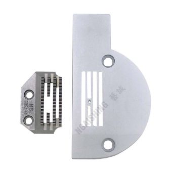 NGAISHING G824 COMPUTER MACHINE NEEDLE PLATE AND FEED DOG (FINE)